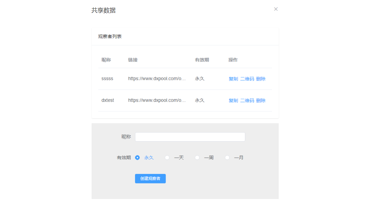 DxPool documentation screenshot