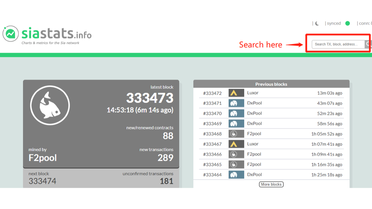 DxPool documentation screenshot